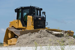 The new Cat D6 XE dozer.