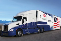 A participant in the Department of Energy (DOE) SuperTruck program with its partner Peterbilt, its concept vehicle achieved 10.7 mpg during road testing and averaged a 75% increase in fuel economy, a 43% reduction in GHG emissions and an 86% gain in freight efficiency in 24-hour testing against a 2009 baseline truck.