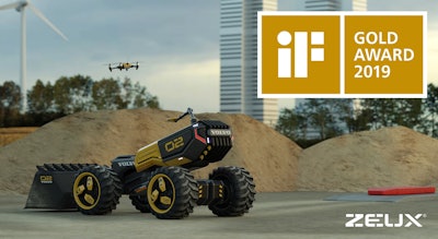 The winning Volvo Concept Wheel Loader Zeux.
