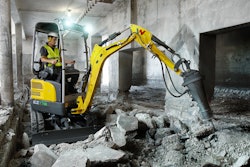 Wacker Neuson's battery-powered EZ17e mini excavator is designed to perform and handle like its diesel counterpart.