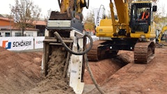 An innovative process stabilizes the ground and efficiently produces soil cement.