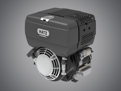Compact Hatz B-series single-cylinder engines with E1 technology include the 1B30E, 1B30VE and 1B50E.