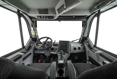 The redesigned cab of the 777G.
