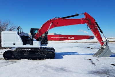 The demonstration excavator provides a means of showing the benefits Digital Displacement can provide.
