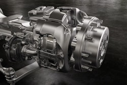 Double ELSA caliper configuration for front 610 series axles.
