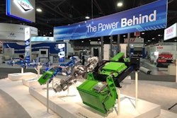 The Hyliion 6X4HE on display in Dana's booth at ATA TMC 2019.
