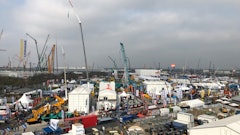 Great views of the show grounds could be found from atop the bauma selfie tower.