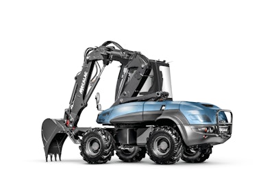 Mecalac is moving forward with production of its e12, which will be delivered to customers near the end of the year.