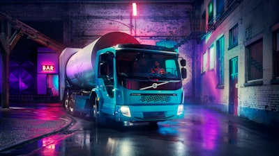 The Volvo FE Electric is designed for heavier city distribution and refuse transport operations.