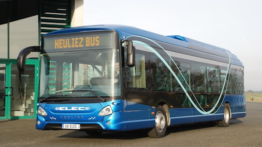 The GX 337 fully electric bus.