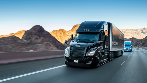 At CES 2019, Daimler Trucks debuted the first SAE Level 2 automated truck to enter series production in North America, the Freightliner new Cascadia with Detroit Assurance 5.0.