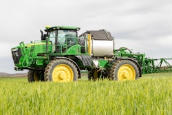 The John Deere R4045 Sprayer now comes equipped with the new hydrostatic all-wheel-drive CommandDrive powertrain.