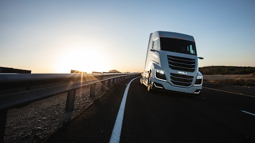 Bosch is providing several advanced technologies for use on the new Nikola hydrogen fuel cell powered Class 8 truck (learn more, 21064821).