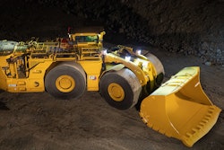 Cat R2900 Underground Loader, Photographed From Above
