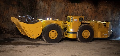 Cat R2900 Underground Loader Carrying Load