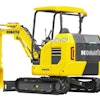 Komatsu’s electric excavator.