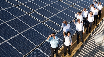 The Bosch location in Nashik utilizes the power of the sun.