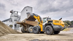 L 586 XPower wheel loaders feature a power-split XPower driveline combining a hydrostatic drive with a mechanical drive.