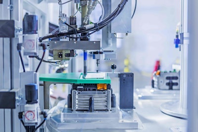 Connecting the battery management system with the battery module.