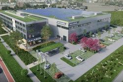 Illustration of the new AKASOL headquarters in Darmstadt.