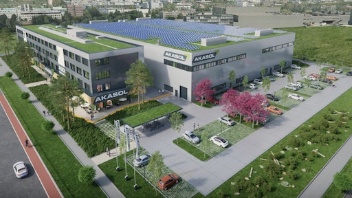 Illustration of the new AKASOL headquarters in Darmstadt.