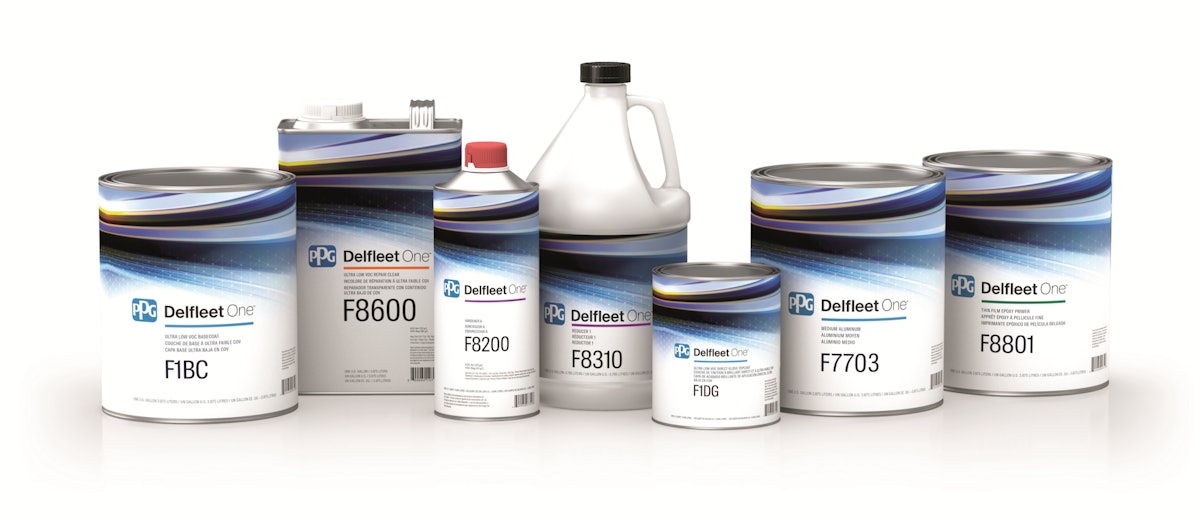 PPG DELFLEET ONE Paint System From PPG Industrial Coatings OEM Off