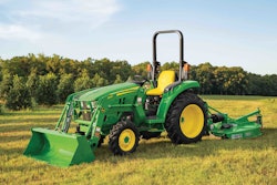 3D Series tractors come with a factory-installed 300E Loader.