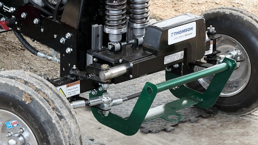Thomson electric linear actuators were incorporated into the students’ tractor designs in various ways.