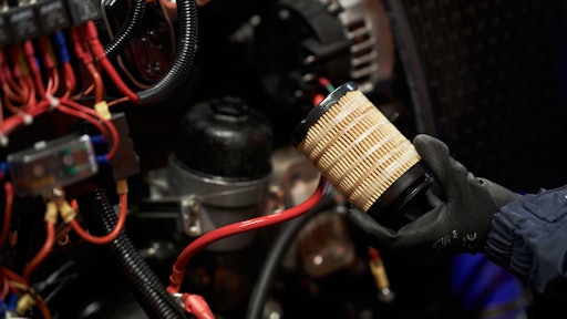The New, Clean Filter Is Ready For Insertion