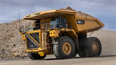 Cat 794 Ac Tier 4 Final Truck In Mine Trials