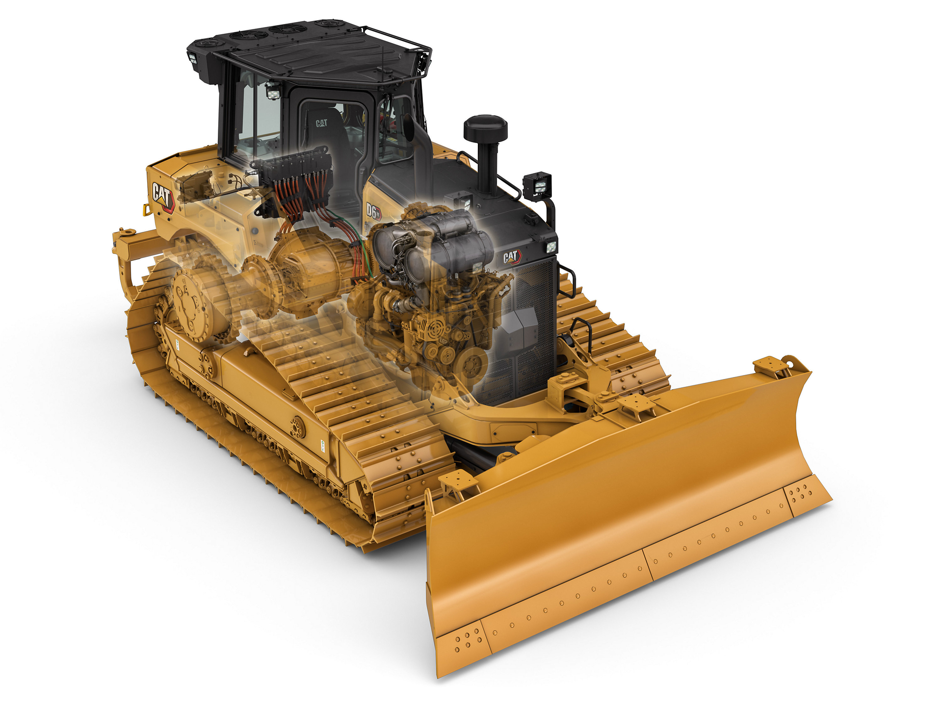 cat battery powered dozer