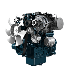The Kubota micro hybrid delivers an additional electrical power boost of up to 10 kW.