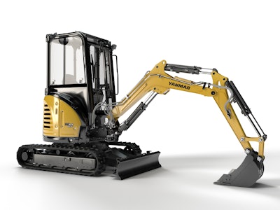 Yanmar ViO82 and ViO80-2BP midi-excavators, as well as the mini-excavator ViO23-6 with zero offset. For more information, to go www.oemoffhighway.com/21049452.