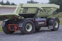 The HX2 on the new Eskilstuna R&D test track.