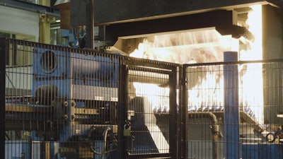 Hardening shop at the axle and transmission factory.