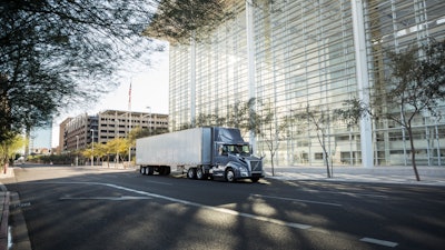 Volvo Trucks’ VNL 300 is available with Cummins' near zero natural gas engine.