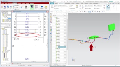 Figure 2: ECAD-MCAD integration enables mechanical and electrical engineers to cross-probe between applications, providing valuable contextual information from each domain.