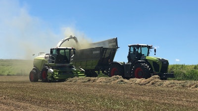 The agricultural industry has been impacted by the tariffs imposed on crops, reducing farmers' ability to buy new equipment.