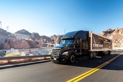 The Freightliner New Cascadia includes an SAE Level 2 autonomous system which still requires some driver interaction.