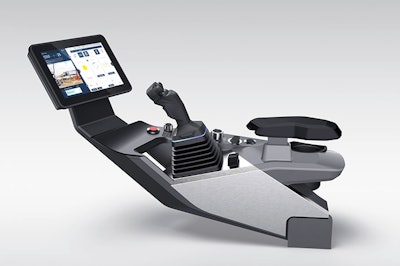 INTUSI uses widgets based on theme and situation to organize machine function categories.