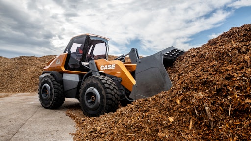 CASE CE's methane powered wheel loader was introduced at bauma 2019 and is one of CNH's many concepts for sustainable equipment.