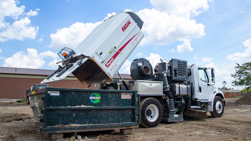 Elgin Sweeper Regen X Dumping 1