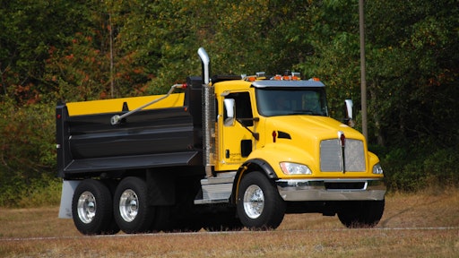 The Kenworth T370 dump truck.
