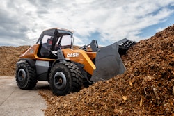 CASE CE's methane powered wheel loader was introduced at bauma 2019 and is one of CNH's many concepts for sustainable equipment.