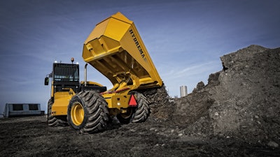 Hydrema's New 707 G Dump Truck Rear