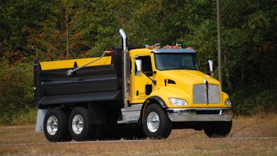 The Kenworth T370 dump truck.