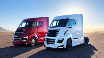The Nikola Two is the latest version of the hydrogen-electric powered Class 8 truck.