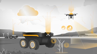 Sensor and camera applications from Continental enable drones and robots to collect extensive data on the condition of fields and crops.