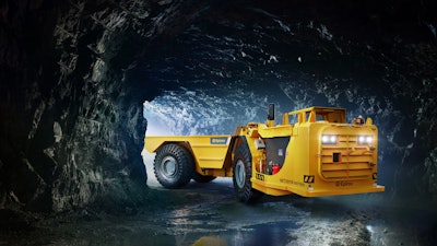 The Epiroc Minetruck MT2010 Battery is one of the company's newest electric powered machines.