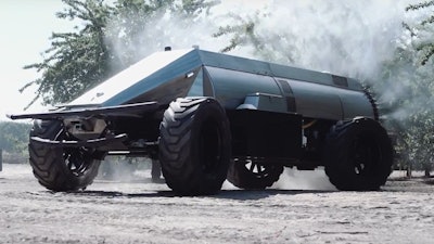 Cummins is supplying engines for the GUSS autonomous orchard sprayer.